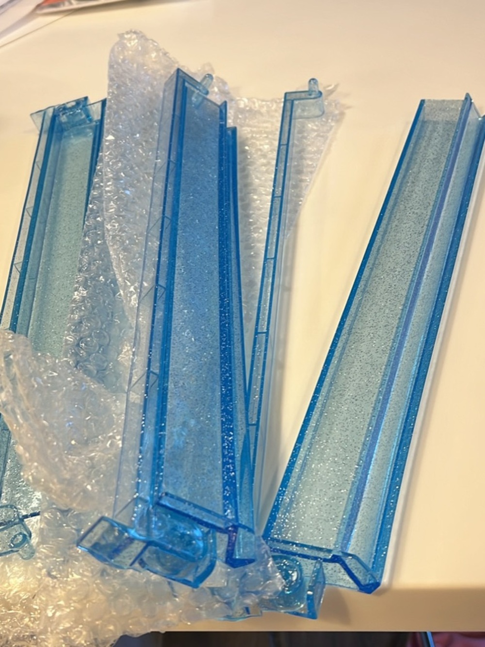 New blue mahjong racks/pushers